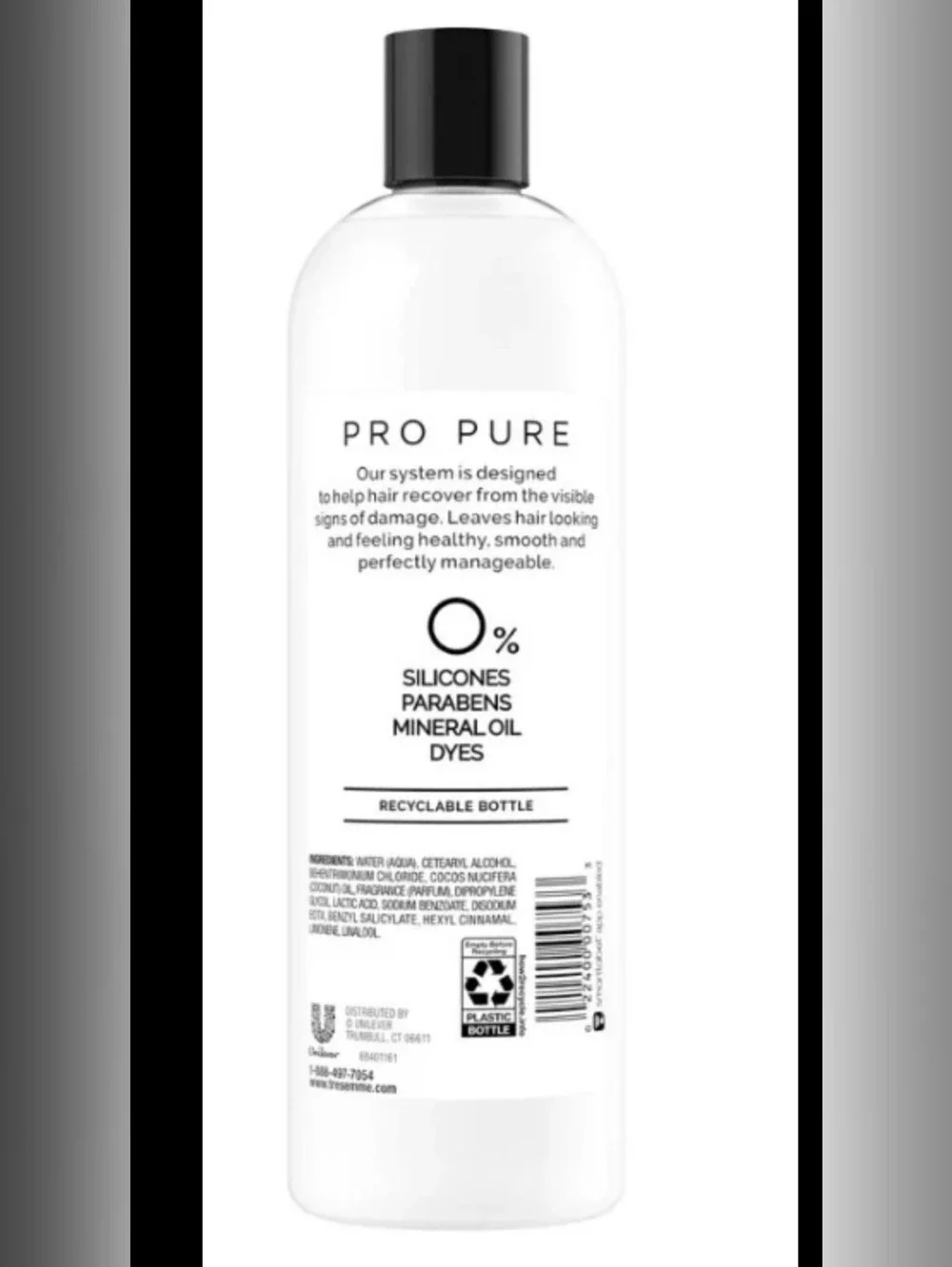 TRESemmé Pro for Damaged Hair & Recovery Sulfate Paraben Shampoo & Conditioner